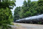 West view of tank cars